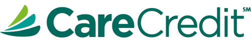 Logo for CareCredit, a healthcare financing option.